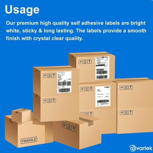 20 X ROLLS S0904980 COMPATIBLE WITH DYMO 4XL SEIKO WHITE LABELS 104X159MM 4X6" - Picture 4 of 6