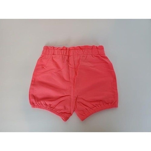 Okie Dokie Infant Baby Girl Pull-On Elastic Waist Summer Coral Splash Shorts 9M - Picture 3 of 3