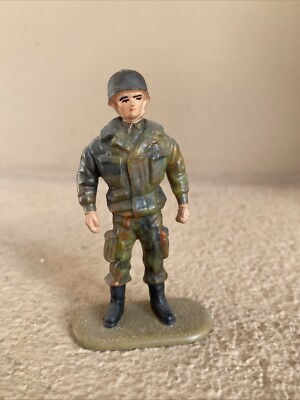 Leyla Elastolin Lineol Soldat  US Army  7cm Unbespielt