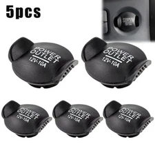 5pcs 12V Cigarette Lighter Socket Power Outlet Receptacle Plug For Car Universal
