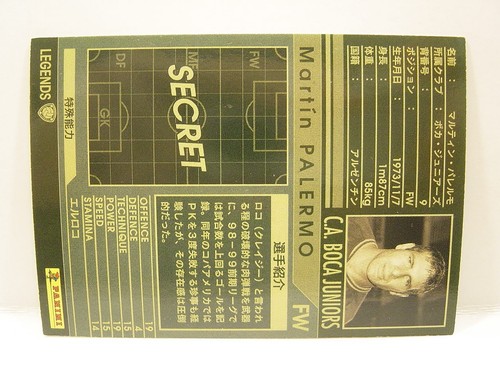 Panini WCCF 2006-07 LE Martín Palermo 1973 Argentina No.9 Boca Juniors Legends - Picture 5 of 6