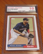 RAFAEL DEVERS---2021 TOPPS UPDATE**1992 REDUX---GEM 10***RED SOX***Mad DOG