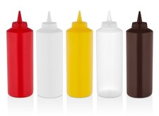 500ml Squeeze Sauce Bottle/Dispenser 17oz Mayo/Ketchup/Mustard, Condiment