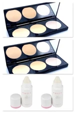 MALLY 2 of Each - Concealer System /  EYE BRIGHTENER / Brush & FREE MALLY