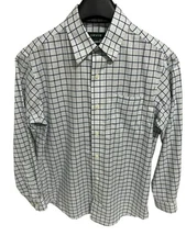Orvis Classic Fit Men's Button Down Shirt Size Medium Long Sleeve Check