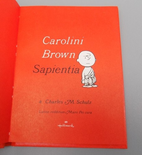 Schulz Peanuts Philosophi In Latin 1968 cofanetto Snoopy Charlie Brown Linus Lucy - Foto 18 di 22