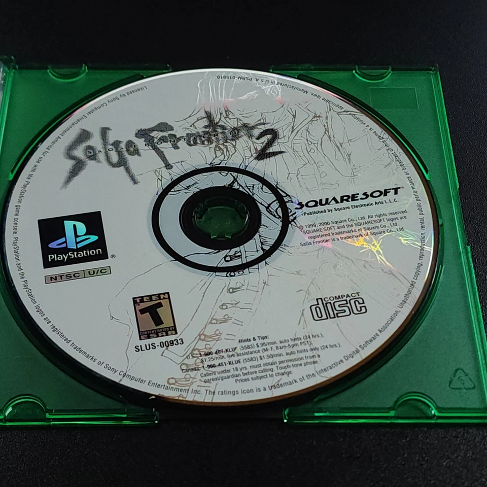 Saga Frontier 2 PlayStation, Disco Suelto, Probado, Sin Manual ni Embalaje Original Foto 2 de 4