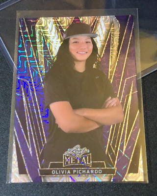 2024 Women of Sport OLIVIA PICHARDO Purple Mojo RC #1/1 Brown BEARS   1st Woman