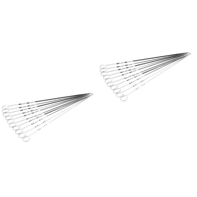  Set of 2 Backblech Mit Gitterrost Wiederverwendbare Grillspieße