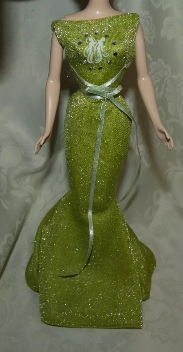  barbie zodiac gemini silver gown dress fashion clothing doll 