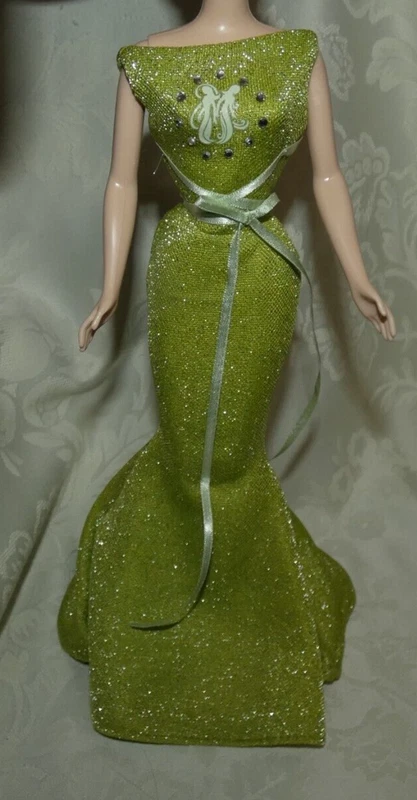  barbie zodiac gemini silver gown dress fashion clothing doll 