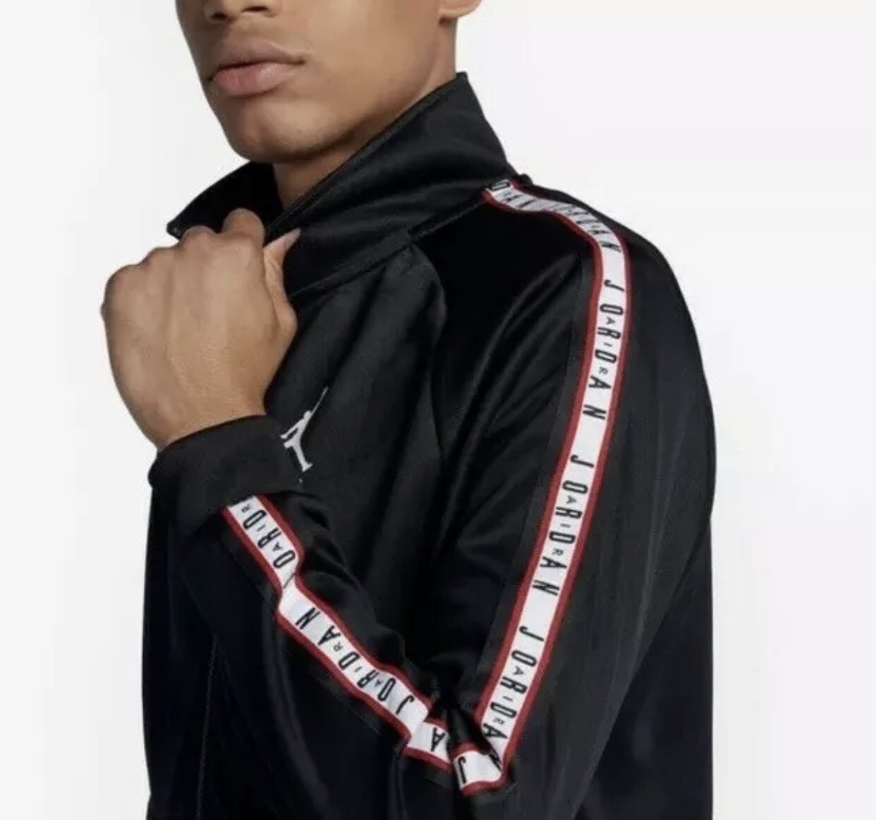 men's jordan sportswear jumpman taped tricot jacket