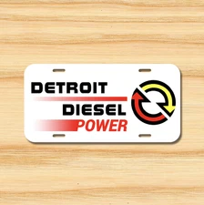  Detroit Diesel Power Truck License Plate Vehicle Auto Tag 4x4 engine FREE SHIP