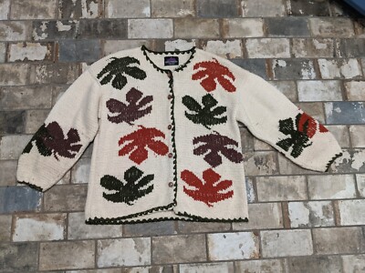 Purple Mountain Sweater Company Chunky Knit Leaf | eBay