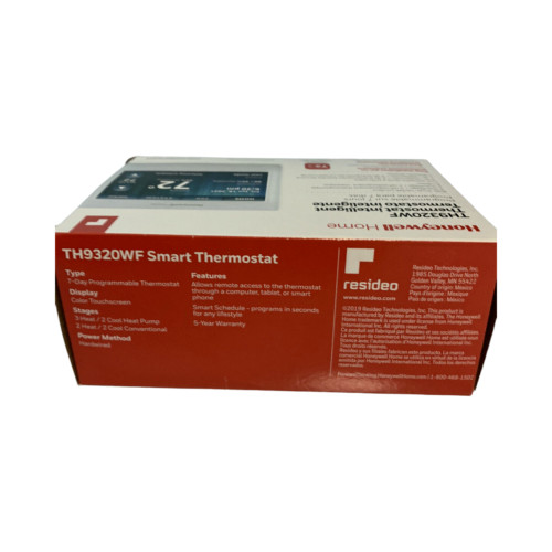 HONEYWELL TH9320WF5003 WI-FI 9000 7-Day ProGrammable 3H/2C COLOR Thermostat NEW