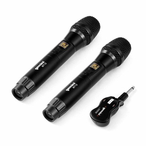 Gemini GMU-M200 UHF Dual Wireless Microphone System - Picture 2 of 6