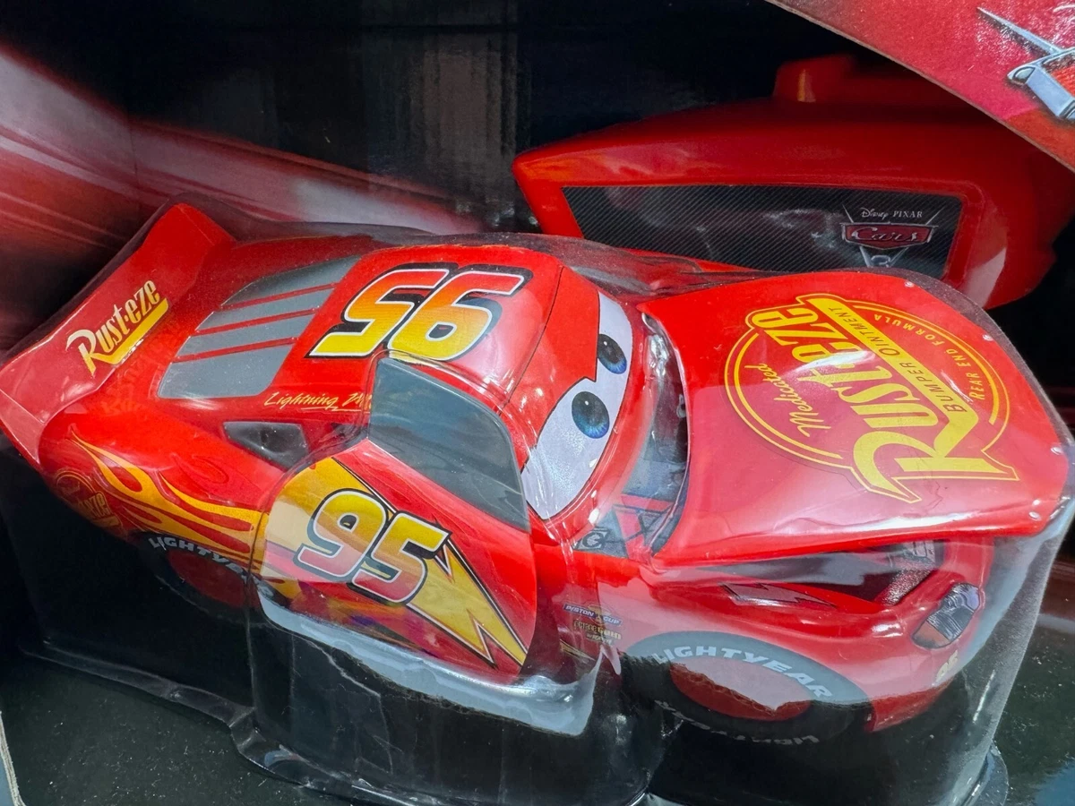 Cars 3 Lightning Mcqueen Crazy Crash And Smash Rc Car Thinkway Toys Brand NEW!