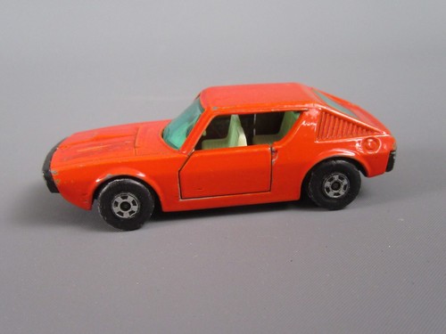 B529 Vintage 1974 Matchbox 62 UK Renault 17 TL Orange Lesney Superfast 1:56