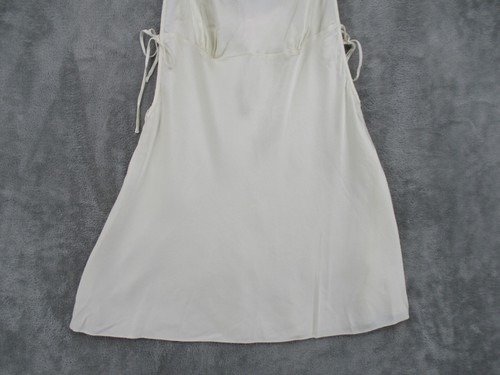 Victorias Secret Chemise Medium Silk Side Tie Wedding Bridal Babydoll Evening - Picture 4 of 11