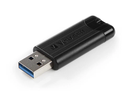 VERBATIM USB Stick 3.0 Drive 128 GB Nadelstreifen-Design High-Speed schwarz