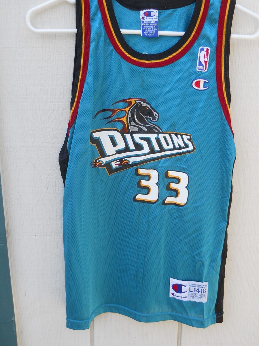 CLASSIC DETROIT PISTONS GRANT HILL #33 BASKETBALL JERSEY SZ
