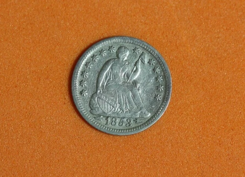1853 Seated Liberty Half Dime #P08864