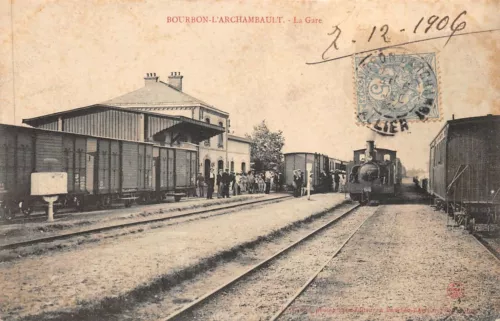 BOURBON-L'ARCHAMBAULT - la gare