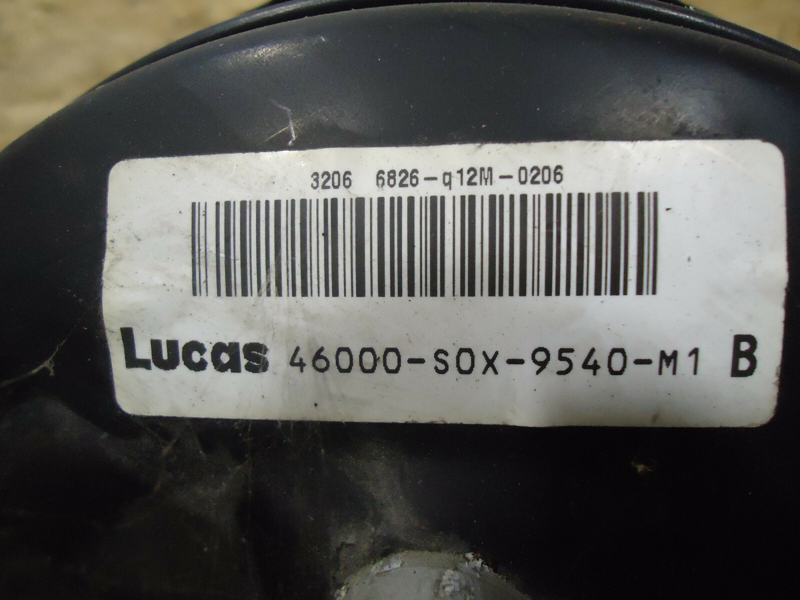2001 HONDA ODYSSEY POWER BRAKE BOOSTER MASTER CYLINDER eBay