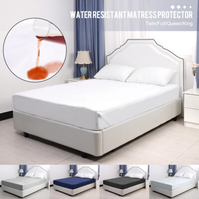 Extra Deep Mattress Bed  Topper Fitted Cover Single Double King Size