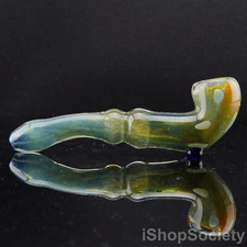 6" Oak Frit Sherlock Tobacco Smoking Pipe Thick Collectible Pipes - P696A