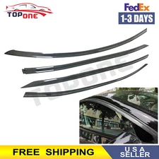 Fits 2019-2023 Tesla Model Y Accessories Black Side Window Visor Vent Deflector