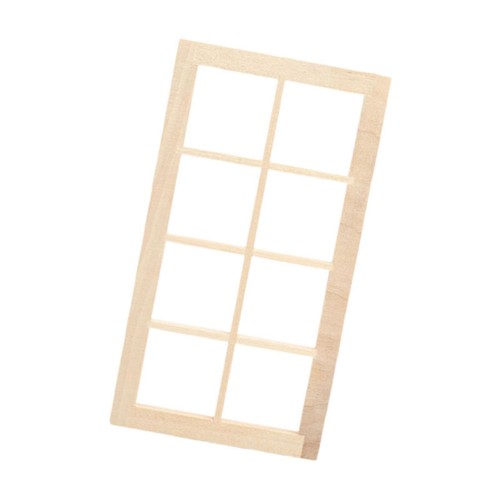 16 Miniatures De Fenêtres En Bois Pour Maison De Poupée - Cadres Décoratifs Réutilisables Pour Modélisme Et Bricolage - 3