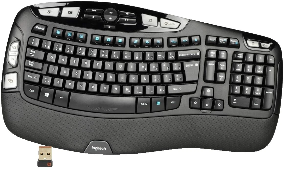 Logitech Black Ergonomic Computer Keyboards & Keypads