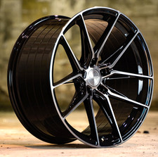 20" BMW 4 SERIES F32 F33 F36 Riviera RF107 Black/Polished/DDT 8.5j 10j Alloys