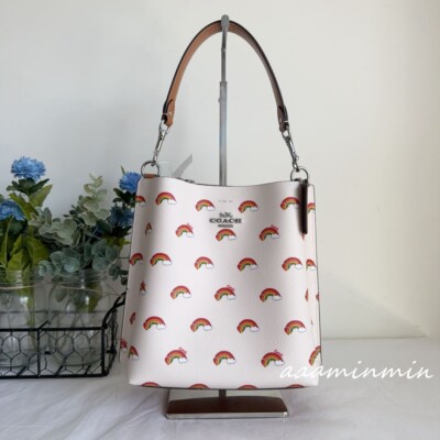 NWT Coach Rainbow Pattern Mollie Bucket Bag 22 CK375 | eBay display picture 2