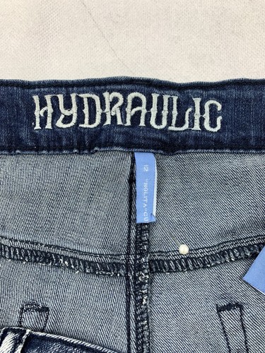 Hydraulic "Nolita" Curvy Straight Stretch Cropped Jeans 12 (34X25) - Picture 5 of 10