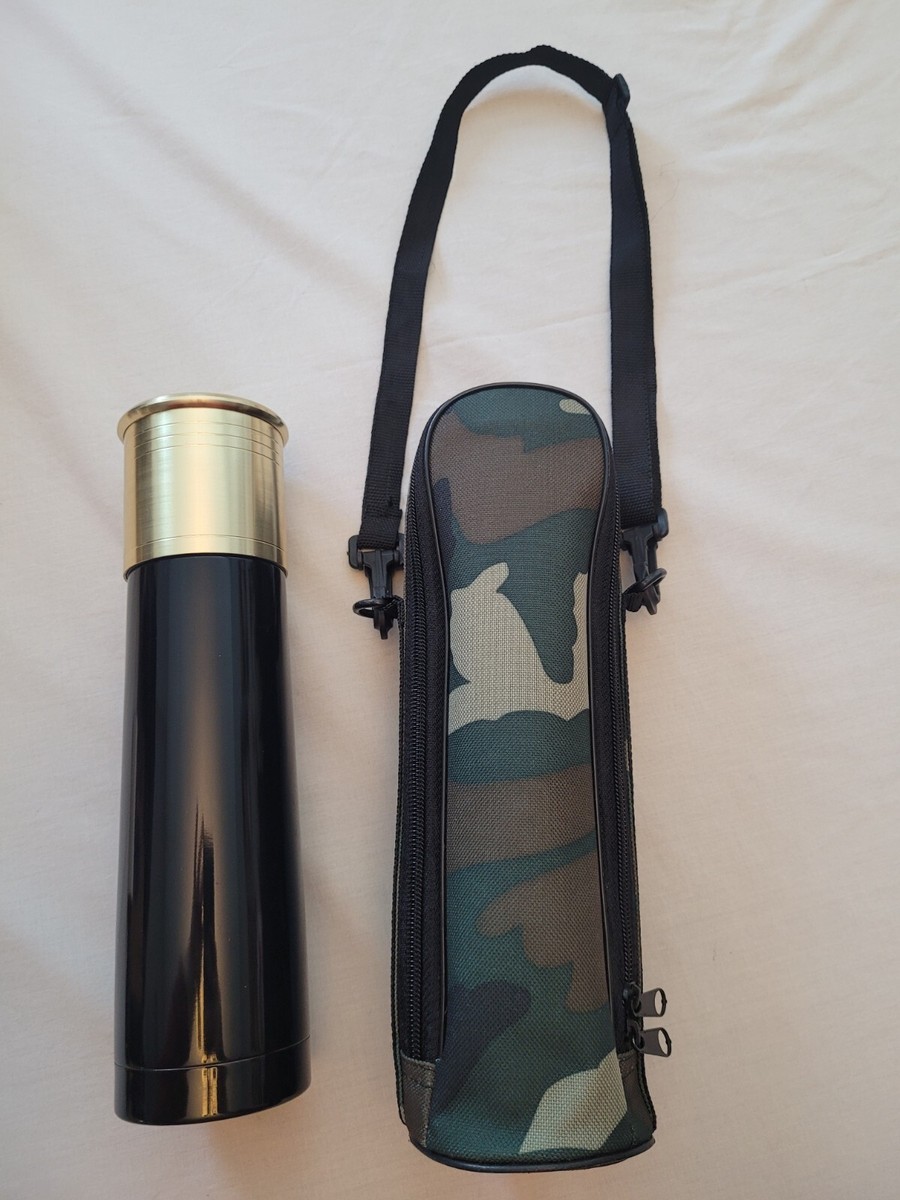 Insulated Bullet Shell 16 OZ Water Bottle Travel Coffee Tea Thermos Hunting Gift Insulated Bullet Shell 16 OZ Water Bottle Travel Coffee Tea Thermos Hunting Gift