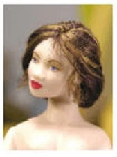 1:12 scale Miniature Doll Art Tutorials By Dana  Burton~Hair/wigging only~TRISTA