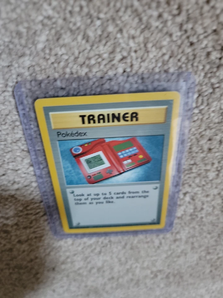 Pokemon Pokedex 87/102 Base Set Rare Trainer WOTC Pokemon Card Cased Since 99  - Image 3 of 4