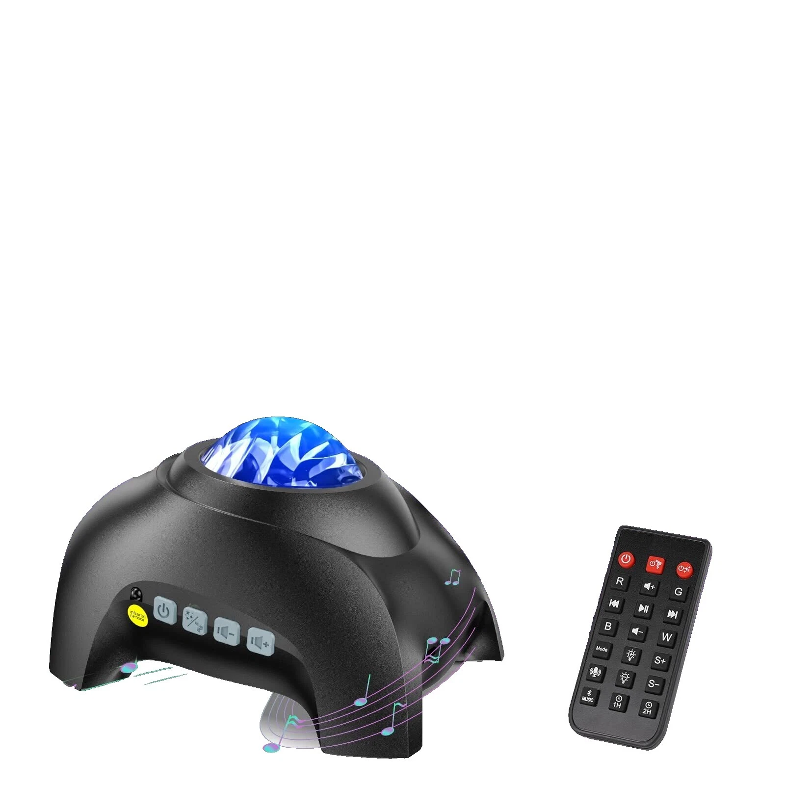 Stars & Sky Negro LED Luces de la noche