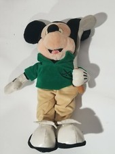 Vintage Mickey Mouse 12 Inch Golfer Plush