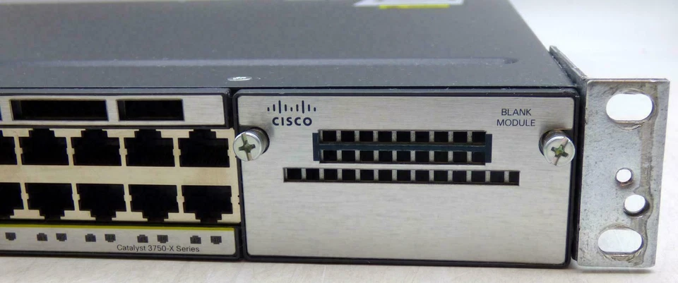 Cisco Catalyst 3750-X WS-C3750X-48T-S DUAL C3KX-PWR-350WAC 1 Year Warranty - Image 3 of 4