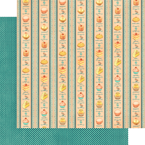 Graphic 45 CAFE PARISIAN 8x8 Paper Pack 24 Sheets *Deluxe Collector's Edition* - Bild 10 von 12