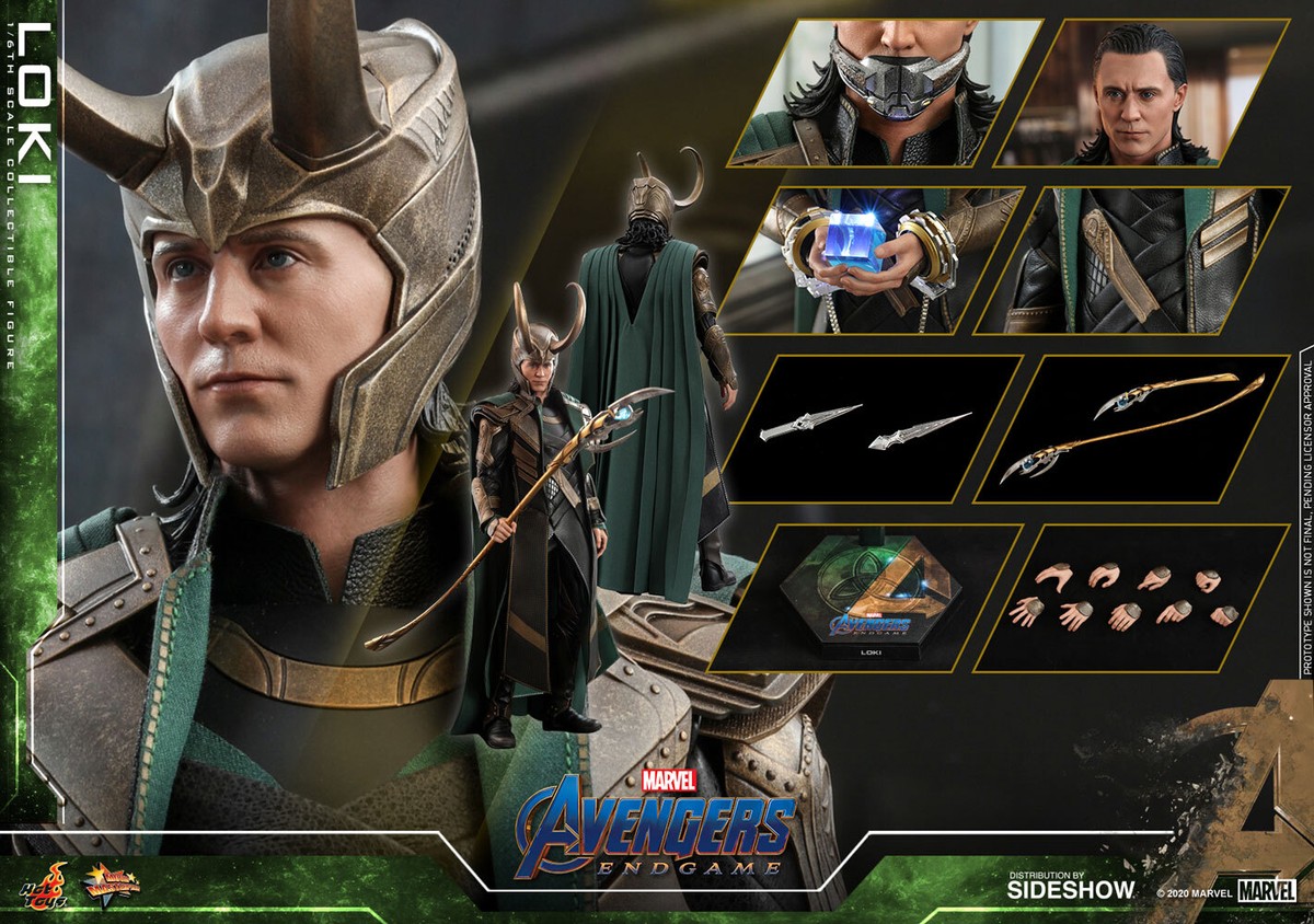 ホットトイズ MMS579 アベンジャーズ エンドゲーム ロキ Loki 1/6 Hot Toys Loki 1:6 Scale Figure Avengers Endgame MMS579 Tom