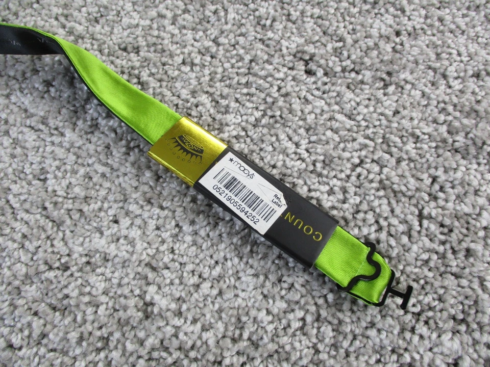 Countess Mara Men Suit Casual Solid Lime Green Dress Bow Tie Adjustable Bowtie - Image 2 of 4