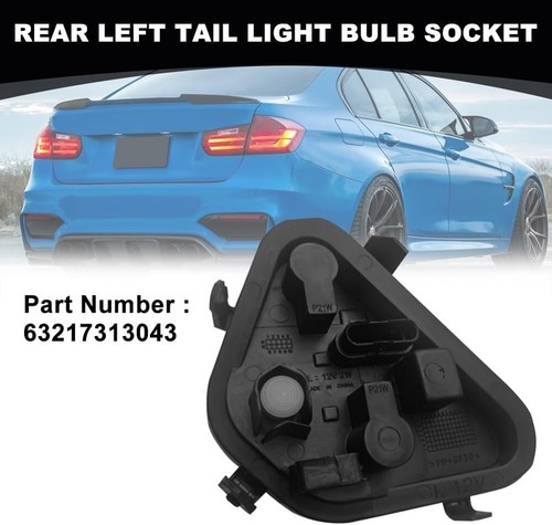 Rear Light Bulb Holder N/S Left Side For BMW 3 Series F30 F80 Saloon M3, 2013-19 - Picture 2 of 7