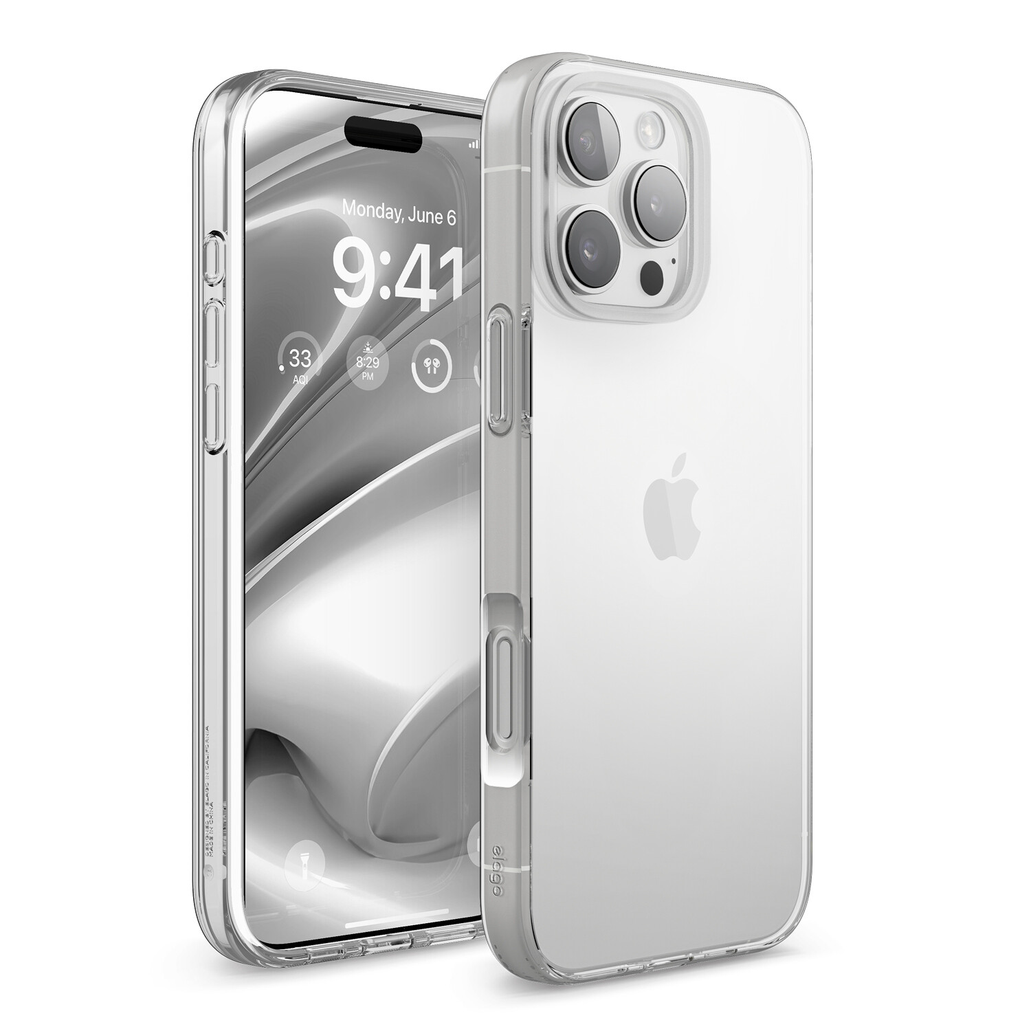 iPhone 16 Pro Max Case - elago® iPhone 16 Pro Max Hybrid Clear Case-image