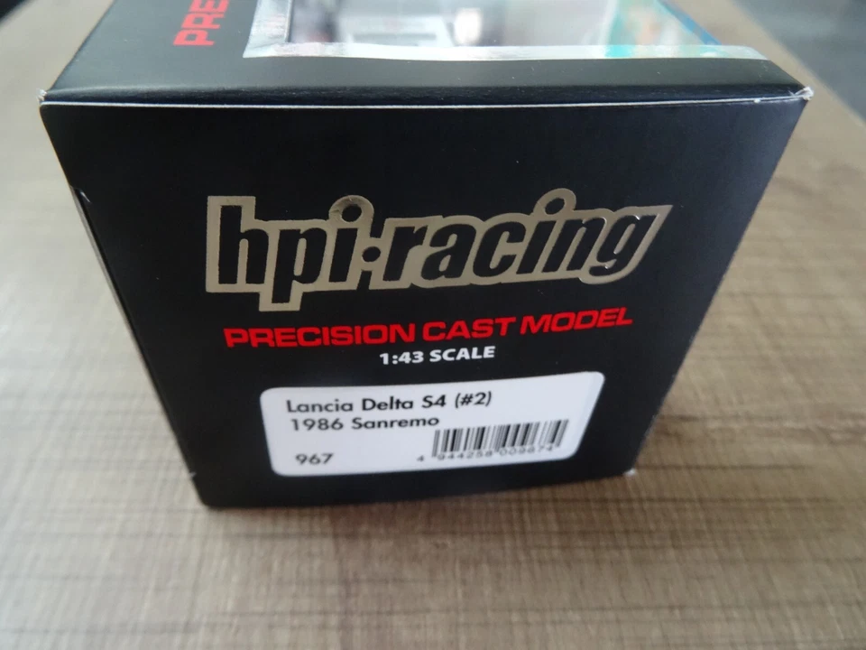 HPI-RACING 1/43 LANCIA DELTA S4 M. ALEN WINNER SANREMO RALLY 1986 N°967 !!! - Photo 2/4