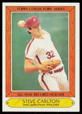 1985 Topps Woolworth All Time Record Holders Steve Carlton #6  Phillies