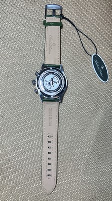 Charles Hutton Defender Chronograph VK64 Quartz 43mm Black Green
